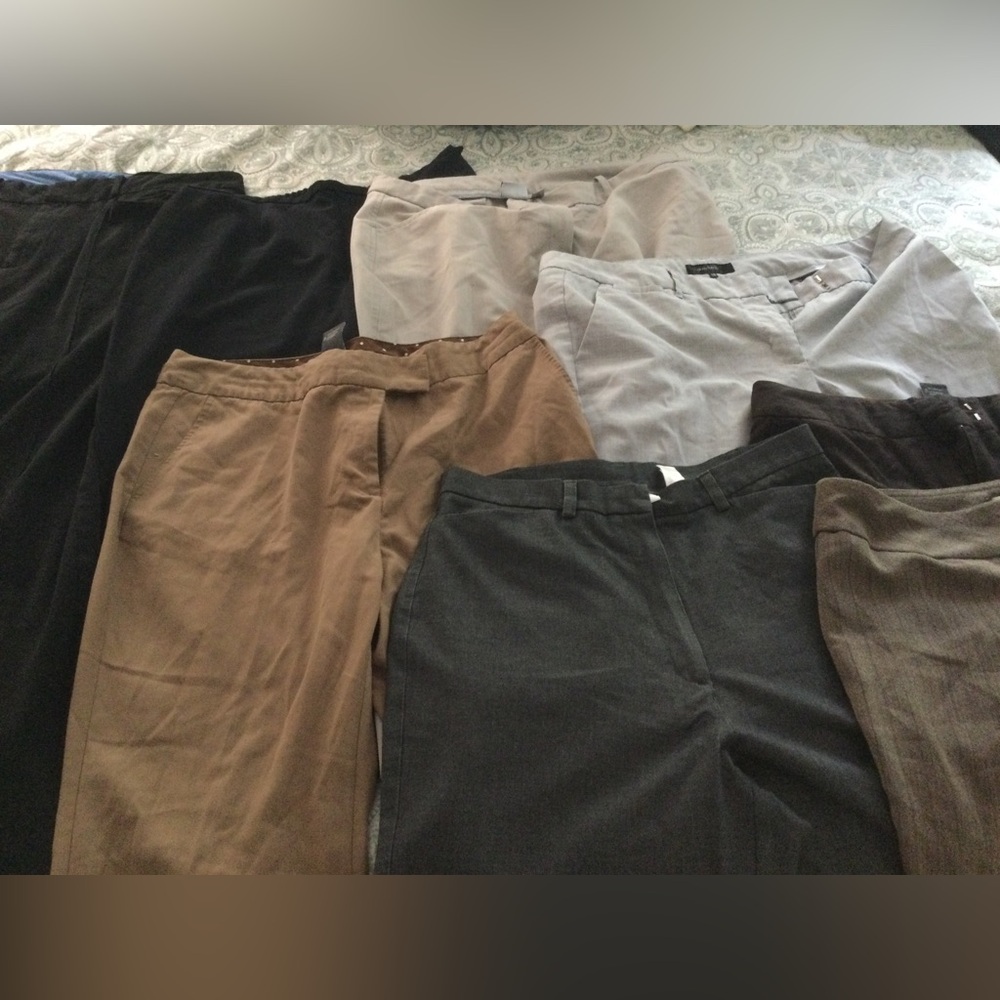 Bundle of 8 pair of women’s trousers